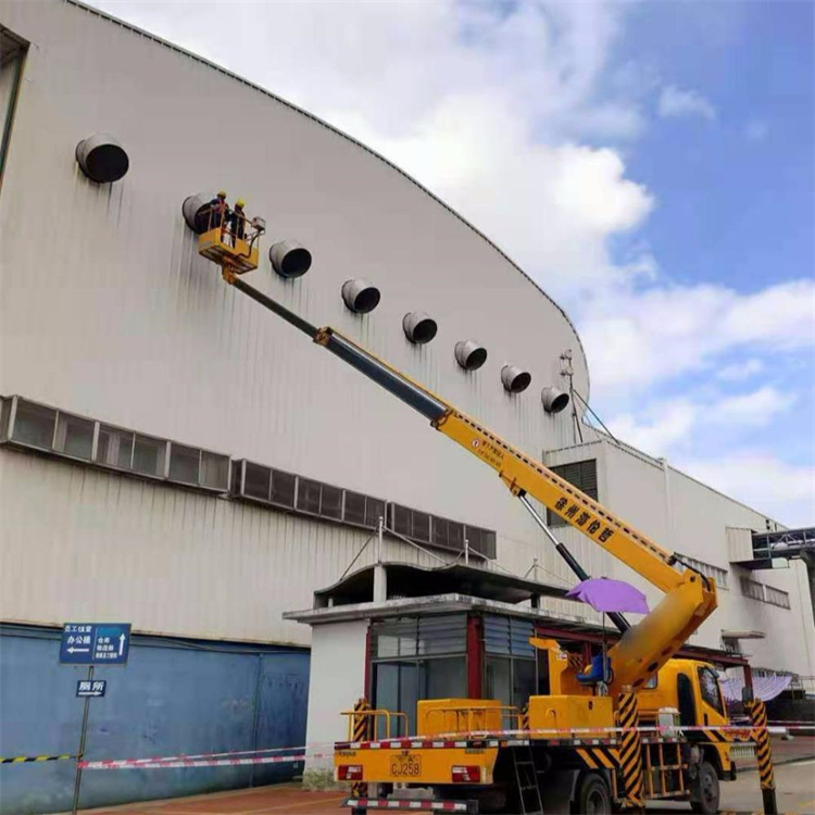 石家庄井陉矿高空作业车出租服务：专业广告牌安装解决方案